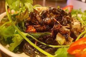 Dế xào sả ớt - món ăn níu chân du khách ở Lâm Đồng